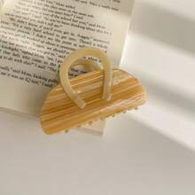 韩版醋包手提包法式发夹女优雅后脑勺玳瑁发爪小众发夹头饰包豹纹发夹小众设计醋酸纤维发夹高档发爪发夹发饰韩版撞色手提包醋酸纤维发夹时尚发饰优雅发夹女爪夹 - 彩色 - 查看 8