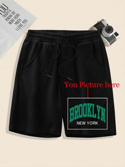 Personalized Customized Summer Shorts / Custom Logo / Photo / Text / Pet / Team Uniforms / Party Clothing Logo Customization / Just Upload Your Photo - Customize Your Exclusive Shorts