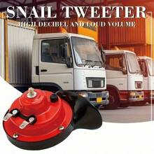 12V Ultrasonic Horn - Durable, Clear Sound, Suitable For 12V Cars With Two Snail Horns, Suitable For 12V Cars, Motorcycles, Boats And Off-Road Vehicles (Easy To Install, No Batteries Required) - [銀] - 查看 6