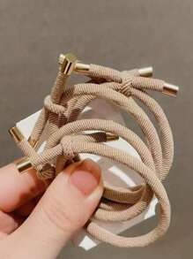5 Stück elegante, hochelastische, vielseitig einsetzbare Haargummis, Haargummis für den Pferdeschwanz, Haargummis für den Pferdeschwanz, elegantes Haaraccessoire, Haargummi, Haaraccessoire, Haargummi