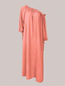 Vestido elegante para mujer de moda holgado y cómodo para vacaciones, estilo Europa y Estados Unidos, nuevo para 2025