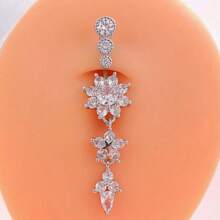 Zirconia Belly Button Ring/Navel Piercing Jewelry