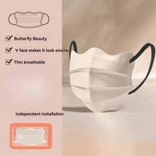 50 Pieces Of Butterfly-Shaped Beauty Protective Face Masks. Each Piece Of The Multi-Color Expandable Face Mask Is Individually Packaged To Meet The Needs Of People Who Pursue Both Aesthetics And Personalization While Protecting Their Health.