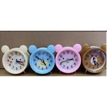 Reloj digital diseño portátil escritorio CL003 despertador multifunción pantalla LED hora calendario alarma accesorios oficina casa estudiantes moderno - Rosa - Ver 2