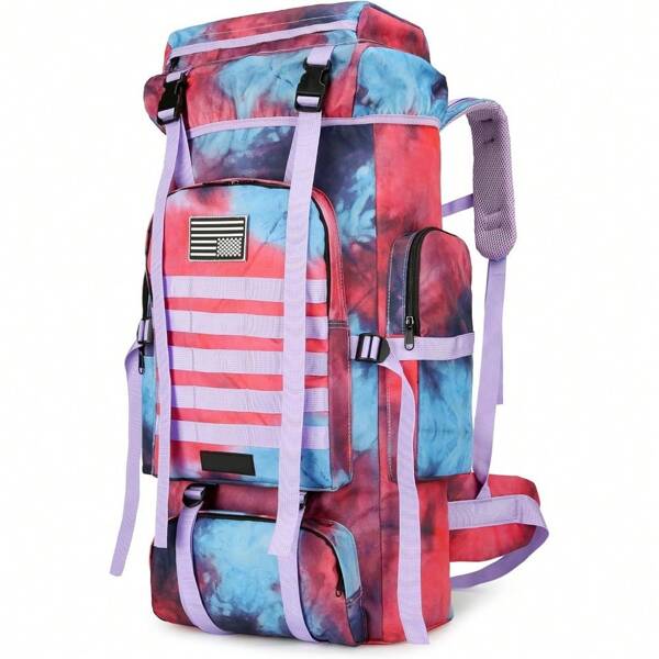 Local Delivery--Hiking Backpack For Men 70L/100L Camping Backpack Military Rucksack  3 Days Assault Pack For Climbing