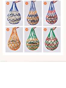 1 buc. Geantă de baschet din nailon durabilă, geantă portabilă de volei pentru fotbal, suport pentru minge sportivă pentru o singură minge, potrivită pentru articole sportive și accesorii pentru pungi de plasă, consumabile pentru jocuri mari pentru fanii fotbalului, consumabile pentru petreceri de fotbal, geantă de baschet, geantă groasă țesută, geantă de depozitare a mingii de baschet, geantă de baschet de mare capacitate, geantă de baschet pentru fotbal