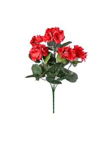 1/2/4 peças grandes gerânios artificiais flores roxas de plástico falso para casa casamento cozinha jardim mesa centro de mesa decoração interna e externa plantas falsas decoração de quarto decoração de outono decoração de outono centro de mesa gerânios artificiais realistas flores para áreas externas