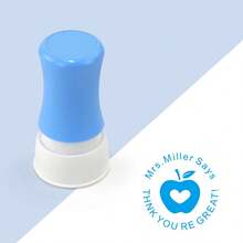 Customizable Personalized Name Round Teacher Encouragement Stamps - Suitable For Classroom Rewards And Office Use, Essential Tools For Teaching And Office Work.,Back To School,School Supplies,Multi-Functional,Ornamental,Reusable,Modern,Colorful,Cute,Vintage,Cartoon,Kawaii,Custom,Personalized,Unique,Customized,Workers,Clients,Students,For Business/Work/Office,For School,Office & School Supplies,Xmas Decoration,Solid Color Name Stamp