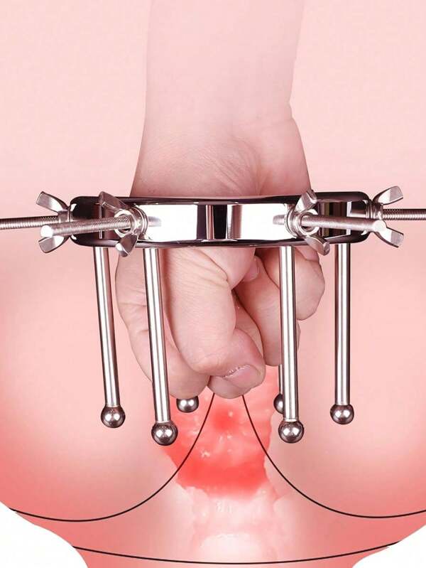 1 Stück Metall Anal Expander, verstellbarer Anal Dilatator, SM Sexspielzeug für Männer und Frauen, Vaginal- und Anal-Strecker, Analplugg aus Edelstahl, BDSM SM Sexspielzeug für Männer und Frauen, Metall Anal Expansion, Analplug, SM Produkt Sexspielzeug, Analsexspielzeug
