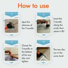 100 PCS Tile Leveling System Kit With Reusable Spacers DIY Tile Leveling Clamps Local Warehouse Shipping Wall Floor Clamp Tools Best Gift - 2.78in100pcs - View 9