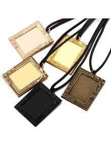 1 pièce Accessoires de bijoux DIY, base rectangulaire de 29*21mm, base avec incrustation de pierres précieuses vintage C06
