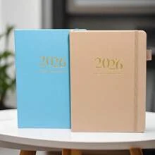 Modelo nuevo 2026, Cuaderno de papel de alta calidad, Suministros de oficina exclusivos para trabajadores de oficina y estudiantes, Con un enchufe de bolígrafo integrado para una fácil portabilidad, Útiles escolares, Vuelta al cole