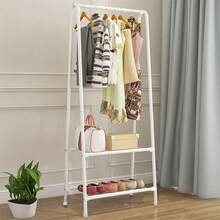 Small Clothe Rack Heavy Duty Metal Garment Rack 60cm X 153cm Garment Rail With Shelves Coat Stand Hanging Rail (Black,White) - White - View 1