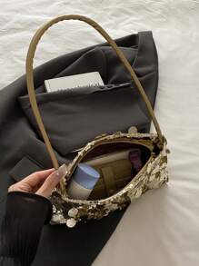 Nuova borsa da donna alla moda con paillettes, adatta per feste, uscite, vacanze, shopping e uso quotidiano, può contenere monete, telefoni, adatta anche come borsa da lavoro per impiegati, studenti universitari e lavoratori d'ufficio, elegante