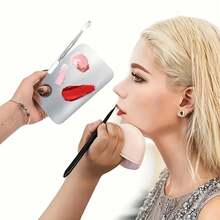 不锈钢彩妆盘，彩色底座，迷你戒指彩妆调色工具套装，价格实惠，适合作为圣诞礼物，化妆品，化妆工具，便宜好物，礼品，女士礼品，圣诞礼物