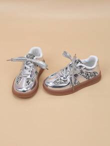 女童蕾丝边公主休闲运动鞋，春夏季透气运动鞋