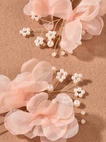 1 szt. perłowej spinki do włosów, spinka do włosów, elegancki dodatek na Walentynki, grzebienie, grzebień do włosów, grzebień boczny