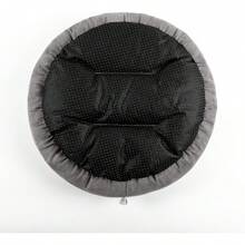 Love's Cabin Round Donut Cat And Dog Cushion Bed, 20in Bed For Cats Or Small Dogs, Anti-Slip & Water-Resistant Bottom, Super Soft Durable Fabric Pet Beds, Washable Luxury Cat & Dog Bed Gray - Navy - 查看 7