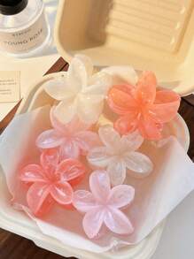 1 Stück/6 Stück Set pastell farbige Gänseblümchen Blumen Haarklammer, elegante tägliche lässige Frisur Accessoires Haarklammer Haarspange Haarklammer Haarfänger Haarklammer für Frauen