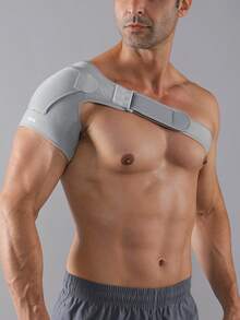 VBOSI 1pc Adjustable Unisex Shoulder Support Brace With Breathable Holes - Breathable & Supportive, Using Hook And Loop Straps To Stabilize Shoulder & Sleeve, Fitness Accessory For Men And Women - Multicolor - View 9