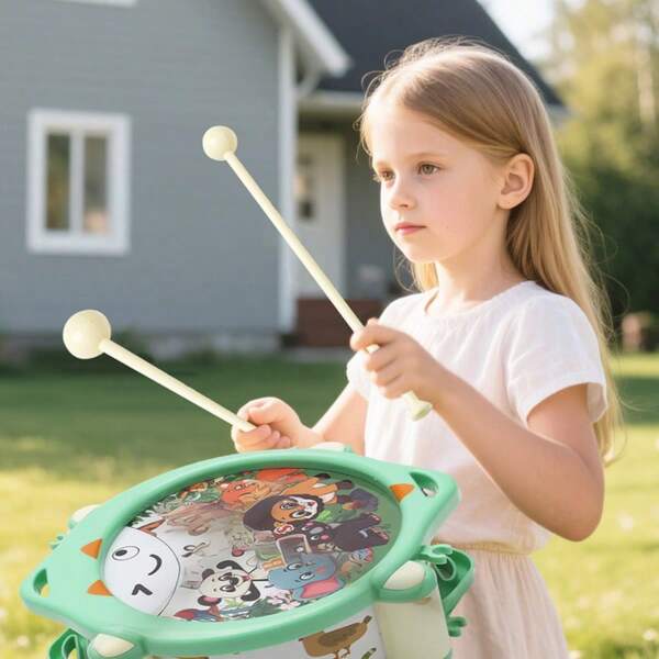 Hand Clap Drum, Baby Cognitive Toy Clapping Drum, Indoor & Outdoor Activity Percussion Instrument For Boys & Girls