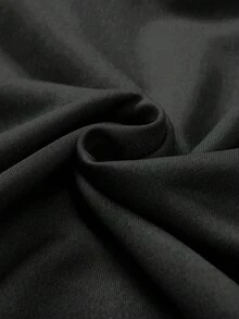 Sudadera deportiva de hombre para otoño e invierno, sudadera casual de cuello redondo de hombre, sudadera casual de cuello redondo de unicolor y todo a juego, negra, adecuada para uso casual diario, adecuada para deportes al aire libre, tops de gimnasio y fitness