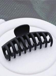 4/3/1pc Solid Color Retro Classic Large Hair Clips, Fashion Solid Color Large Hair Clips Suitable For Thick Hair, Strong Grip Hair Clips, Hair Clips Women Fashion Hair Accessories Beauty Claw Clips Casual Hair Claw Fall Winter For Vacation Outfits Woman