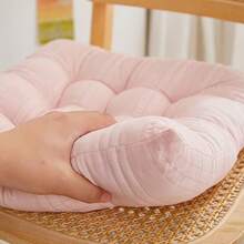 1 件纯色座垫，高美感办公椅垫，学生宿舍教室臀垫，季节性坐垫，背部支撑枕