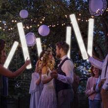 36pcs/48pcs Set LED Pink/White/Red Fiber Optic Lightstick - Party Supplies For Singles, Wedding Glow Party Favors, Suitable For Christmas, Birthday, Wedding, Concert, Bar, Halloween, New Year Party Gifts - 白色 - 查看 11