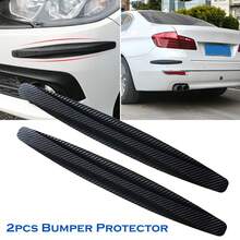 4Pair Car Bumper Protector Strip Guard Corner Protecter Strips Scratch Protector - 黑色 - 查看 1