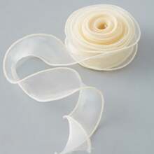 1 Roll/4 Rolls Of 10 Yards Fringed Ribbon For Floral Packaging, Gift Wrapping, Decoration For Wedding, Festival And Party, Make Bows