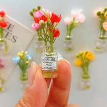 2/8PCS Mini Large Vase Magnets - Flower Bud Vase Magnets 2025 Brand New Cute Mini Fridge Magnets 3D Vase Interesting Fridge Accessories Kitchen Decoration (Multi-Color) Holiday Gift