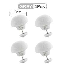 4/6/8PCS Clip de edredón para sábanas, funda de edredón, manta, textiles, hebilla de fijación, un botón de desbloqueo, agarres antideslizantes, accesorio de almacenamiento para el hogar - 4 piezas - Gris - Ver 11