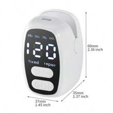 Mini UV LED Nail Lamp With Nail Fungus Cleaning Laser Device For Home Use, Professional Nail Dryer Gel Polish Light, LCD Display