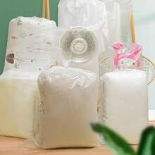 4 bolsas grandes de almacenamiento de plástico transparente a prueba de polvo de 40" x 60", bolsas gigantes a prueba de humedad para equipaje, maletas, muebles (incluyen 4 cintas) - 4 - Ver 6