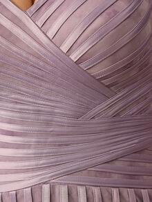 High-End V-Neck Print Pullover Maxi Dress