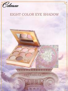 COLORROSE Paleta de Sombras Brilhante Fosca em Pó, Paleta de Maquiagem, Alta Pigmentação, Sombra Brilhante Duradoura, Leve, Suave, com Espelho, Iluminadores, Pó Contorno e Blush, Tudo em Uma Única Paleta de Maquiagem - CR1078 - Visão 2