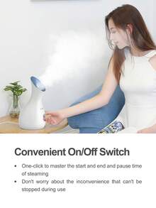 Nano Ionic Facial Steamer, Deep Cleaning Tool For Face, Portable Electric Steam Device For Skin Care, Nursing Appliance, Gift For Her