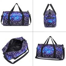 Exquisite Starry Sky Travel Bag, Duffel Bag, Yoga Bag, Gym Bag, Starry Sky Series, Suitable For Travel, Carrying Daily Necessities, Fitness, Snow, Picnics, Outdoor Sports Training Bag For School School Accessories School Stuff
