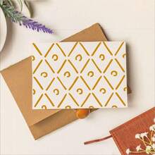 4pcs Geometric Border Stencils, Reusable Texture Stencils, Suitable For Painting On Wood, Walls, Scrapbooks, Furniture, Fabrics, Back To School Season, School Supplies - White - View 4