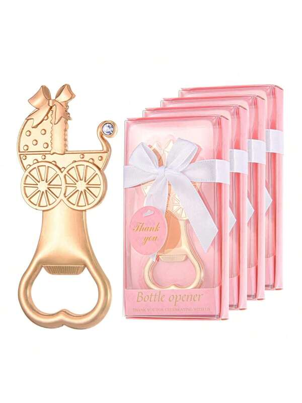 12 piezas de abrebotellas rosas, recuerdos decorativos, obsequios para fiestas, abrebotellas que revelan el género y las preferencias de la fiesta, regalos para invitados de boda, regalos de cumpleaños, con caja de regalo