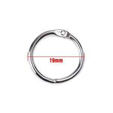 3Set (10pcs/Set) Hinged Rings 19mm 25mm 32mm Binder Scrapbooking Album File Durable - Silver - View 7