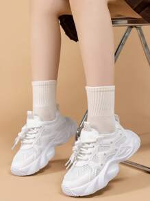 Girls' Star Mesh Sneakers - Breathable Casual Shoes For School, Sports, Travel | Spring, Summer & Autumn Toddler Shoes