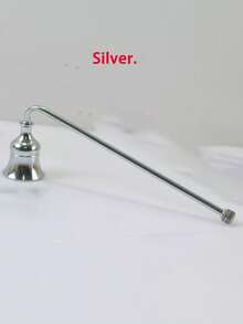 1pc Multi-Color Metal Candle Snuffer - Elegant Handle Design For Flame Extinguishing, Holiday Home Decor Gift For Christmas, Valentine's, Birthdays & Thanksgiving, Festive Accessory | Sophisticated Style | Robust Construction