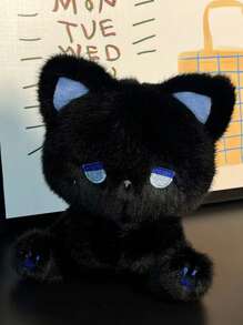 Poupée en peluche mignonne et adorable de chat, poupée kawaii en doux animal en peluche, cadeau d'anniversaire pour petite amie, Noël, Halloween, Saint-Valentin, fête, Fête des mères
