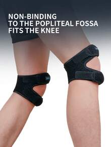 GOUNOD 基本款膝盖支撑支架 - 男女通用髌骨稳定器，适用于足球、篮球、跑步、网球、排球和深蹲等运动。