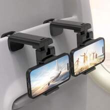 1pc Foldable & Expandable Phone Stand - Car Phone Holder - Car Accessories - 360° Rotating Multi-Use Non-Slip Mat Desk Stand, Live Streaming Travel Phone Holder, 360° Rotating Phone Stand, Selfie Tool Car Navigation Stand, Luggage Compatible Live Streaming Stand - Black/Pink/Green - Gift - Travel Essential