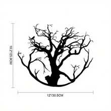 Metal Wall Decor Tree Of Life-Sheet Metal Signs-Patio Decor, Home Decor, Bedroom Decor, Outdoor Garden Decor, Living Room Decor - Black - View 6