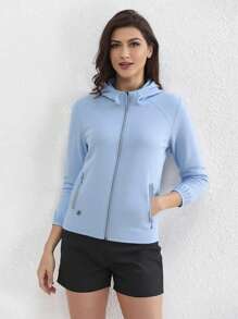 Veste légère et respirante avec protection UV pour le sport d'extérieur en été pour femmes