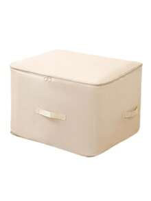 1 pezzo Borsa per lo stoccaggio in nylon ad alta capacità - Borsa organizzativa compressa salvaspazio, borsa per compressione lavabile per biancheria da letto, coperte, con chiusura lampo, borsa per lo stoccaggio rettangolare resistente per trasloco, viaggio, abbigliamento